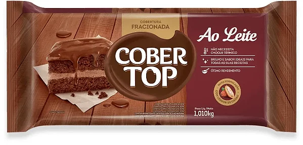 Cobertura Fracionada Cobertop Ao Leite 1,01kg – Bel