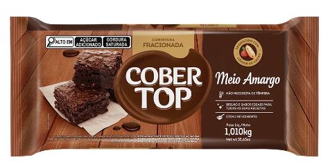 Cobertura Fracionada Cobertop Meio Amargo 1,01kg – Bel