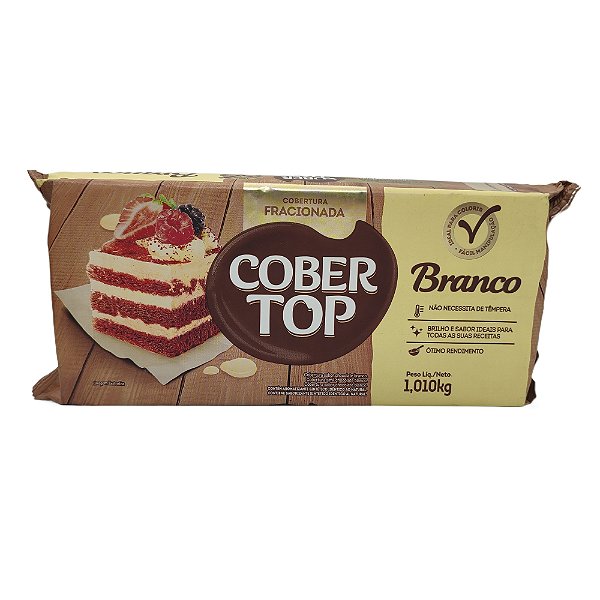 Cobertura Fracionada Cobertop Chocolate Branco 1,01kg – Bel