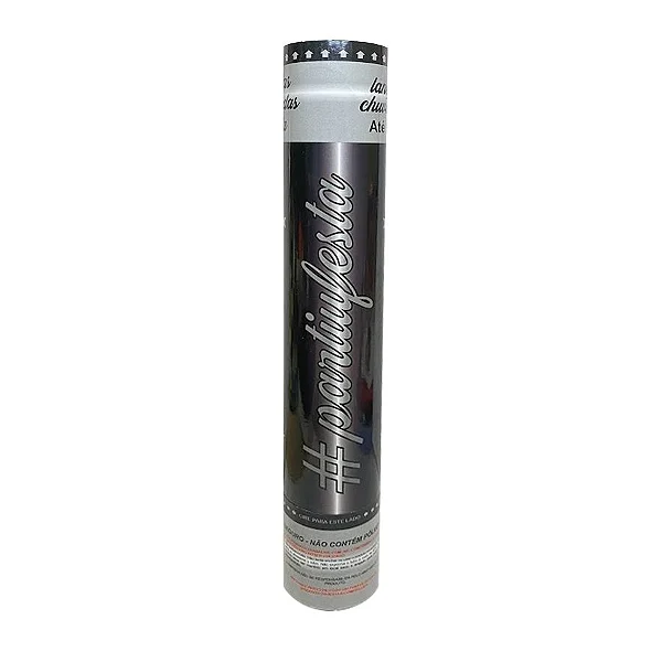 Lança Confete Bolinha Prata – 30cm