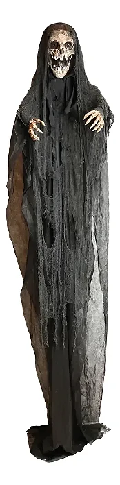 Enfeite Decorativo Halloween – Caveira Dona Morte Caleb 3,45m