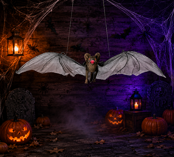 Morcego Decorativo Halloween – 122x38cm