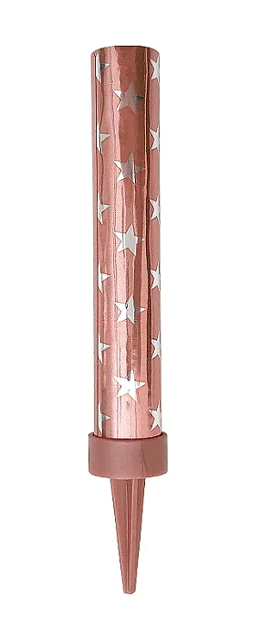 Vela Vulcão Rose - 12cm