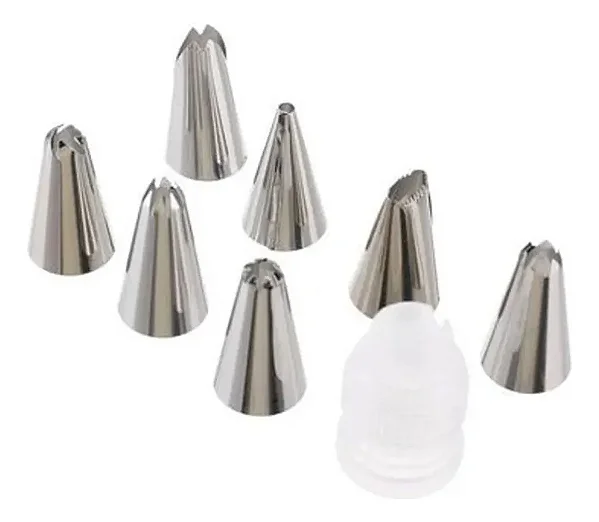 Bicos de Confeitar – Kit com 8 Unidades – Silver Chef
