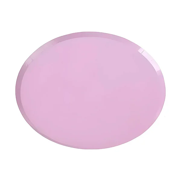 Prato de Papel Redondo Biodegradável Lilás – 8 Unidades | Ideal para Festas