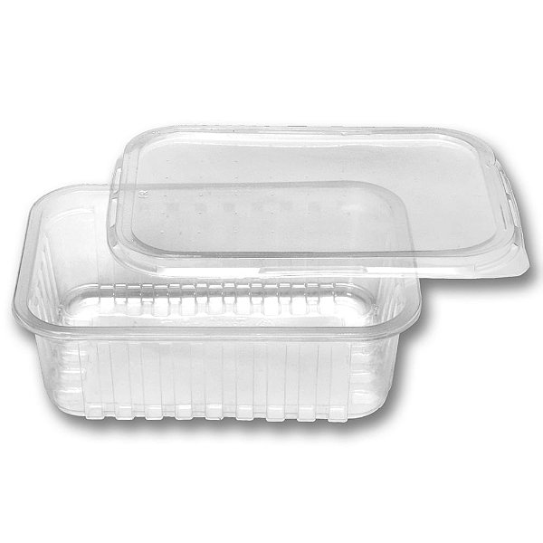 Pote Descartável 500ml Freezer e Micro-ondas Marmita – 24 Unidades