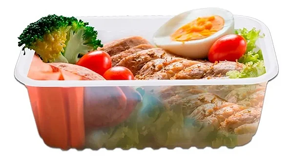 Pote Descartável 500ml Freezer e Micro-ondas Marmita – 24 Unidades