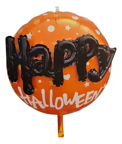 Balão Metalizado Happy Halloween 58cm