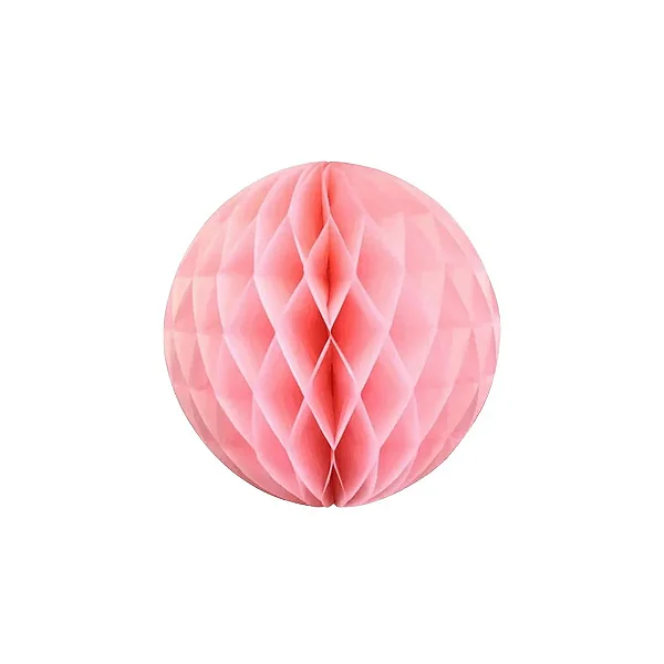 Balão Colmeia Origami Rosa - 30 cm