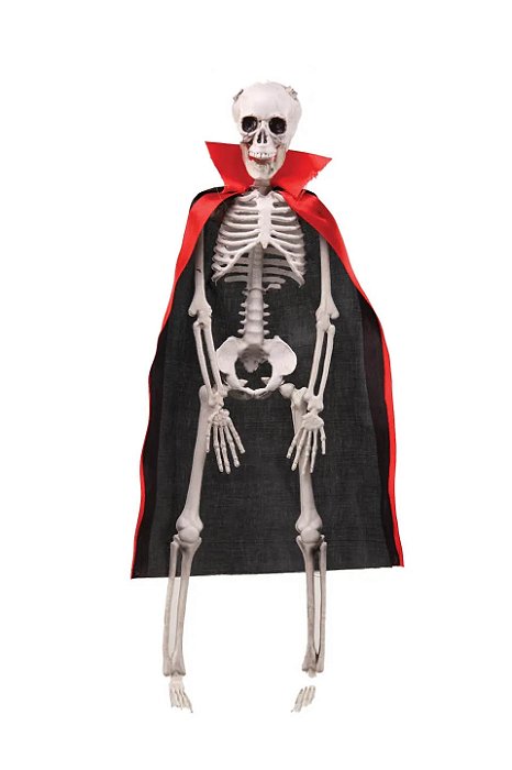 Enfeite Noivo Esqueleto Drácula – 33 cm | Decoração Halloween