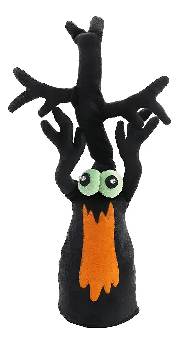 Enfeite Halloween Árvore Assombrada com Som e Movimento – 37 cm