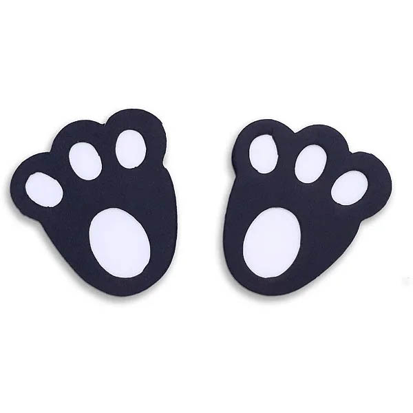 Decoração de Páscoa Caminho Pata de Coelho 5x6cm – Pacote com 10 Unidades