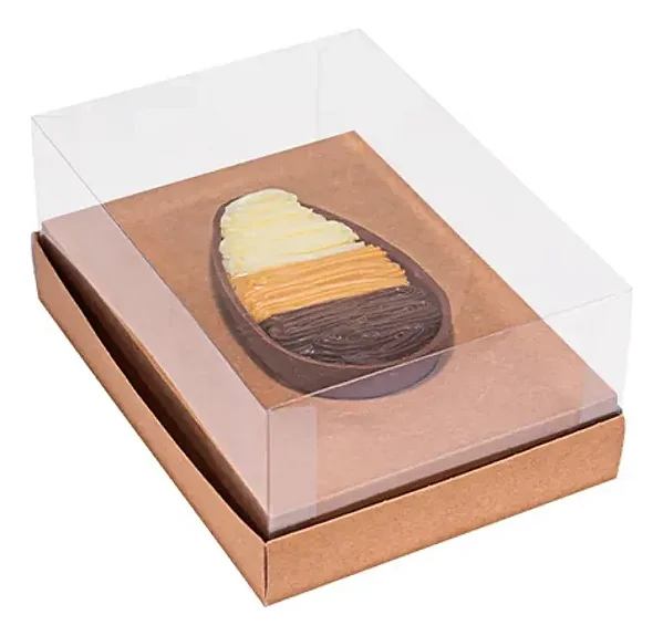 Caixa para Ovo de Colher Dupla Face 3 em 1 23x16x10cm – 250g / 350g / 500g