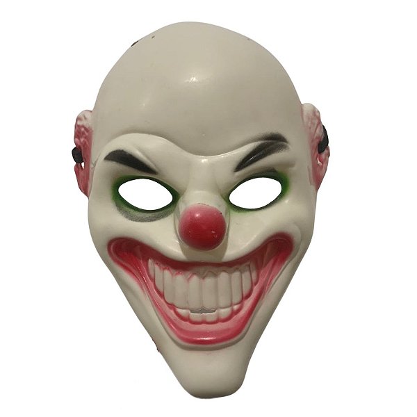 Máscara Plástica Palhaço Sorriso