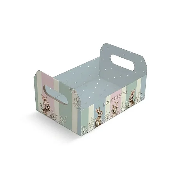Mini Caixote para Doces - Doce Páscoa – 13x9x6,5cm – 1 Unidade