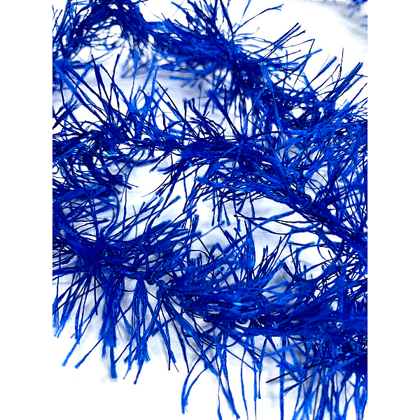 Marabú Fino de Tecido Decorativo 1,60m – Azul - 12 Unidades