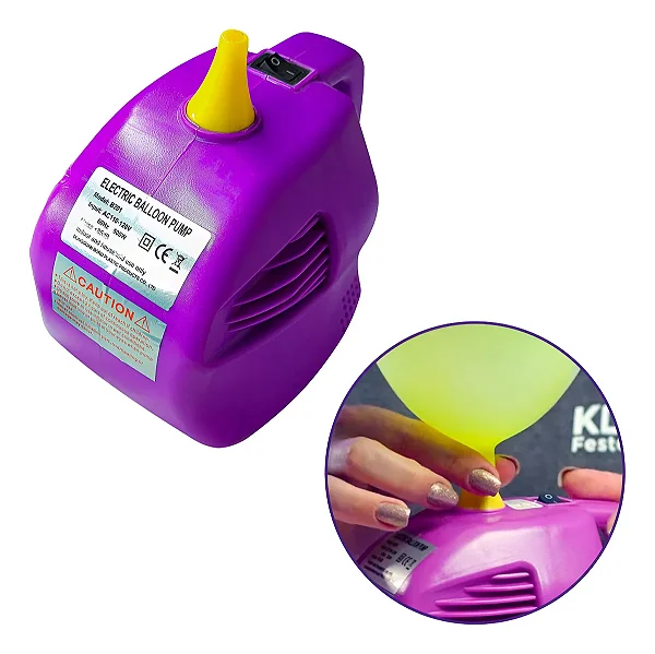 Inflador Elétrico para Balão 500W 1 Bico 220V – Máquina Automática Compacta