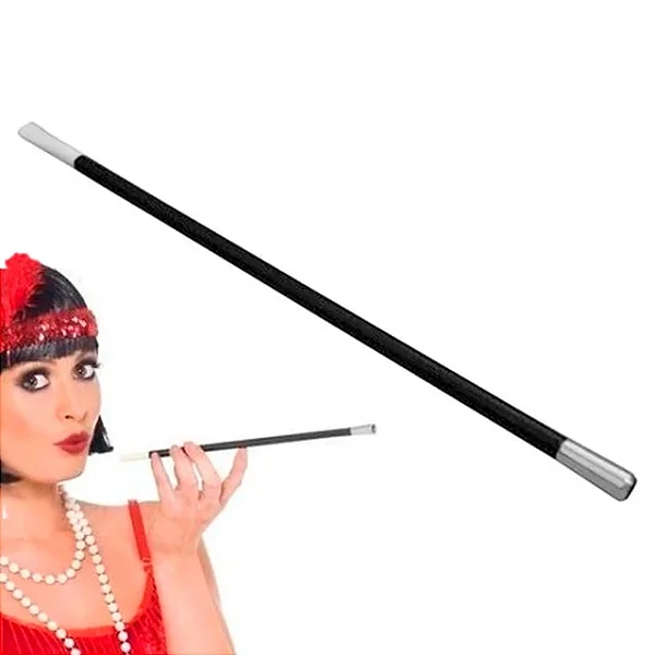 Piteira de Plástico Anos 20 para Fantasias 34cm – Estilo Vintage