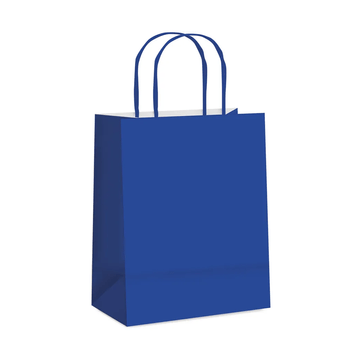 Sacola de Papel 8x14x7cm - Azul – 1 Unidade