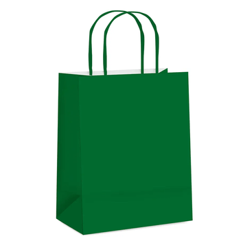 Sacola de Papel 8x14x7cm - Verde – 1 Unidade
