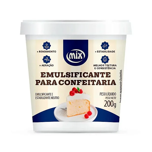 Emulsificante para Confeitaria 200g – Mix