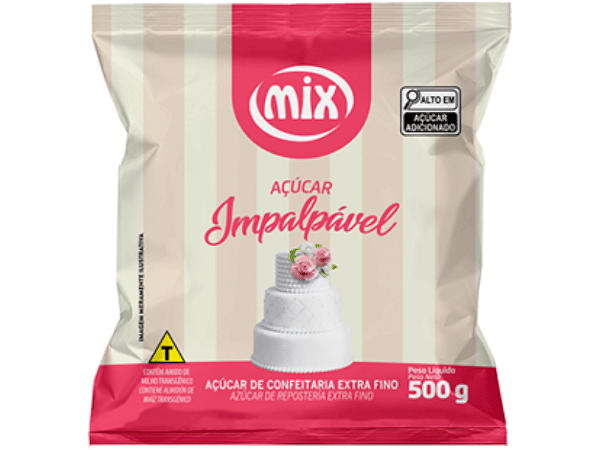 Açúcar Impalpável 500g – Mix