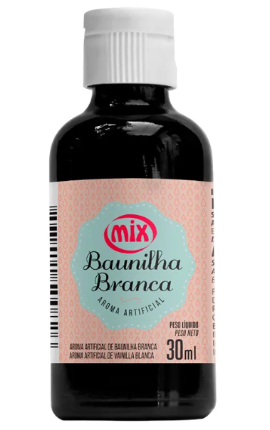 Aroma Artificial de Baunilha Branca 30ml – Mix