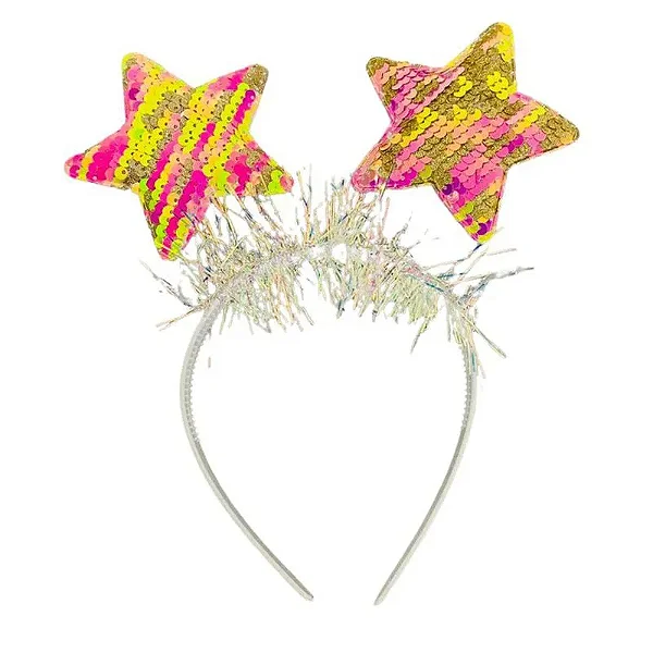 Tiara para Festa Estrela Colorido – Acessório Decorativo