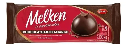 Chocolate Melken Meio Amargo Harald 2,1kg