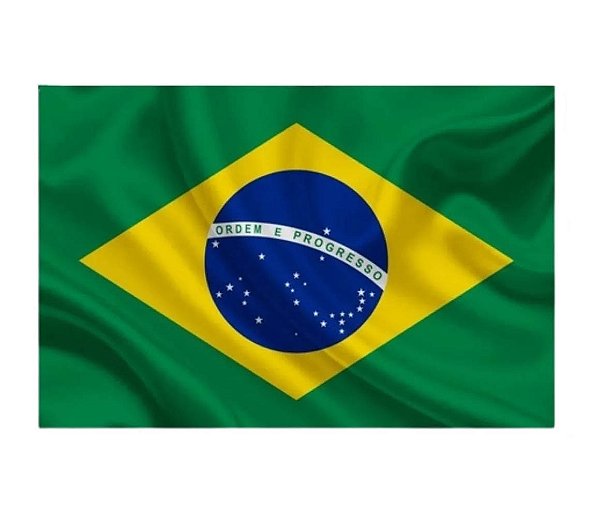 Bandeira do Brasil 90x130cm em Poliéster