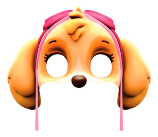 Máscara EVA Patrulha Canina Girls Skye