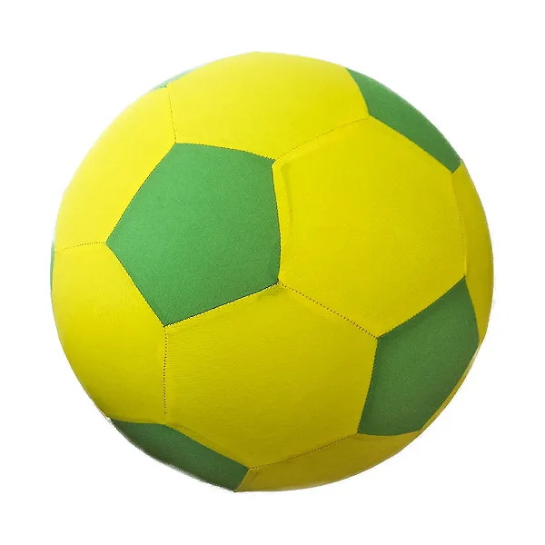 Bola Decorativa do Brasil em Tecido Verde e Amarelo 50cm – Festa e Copa