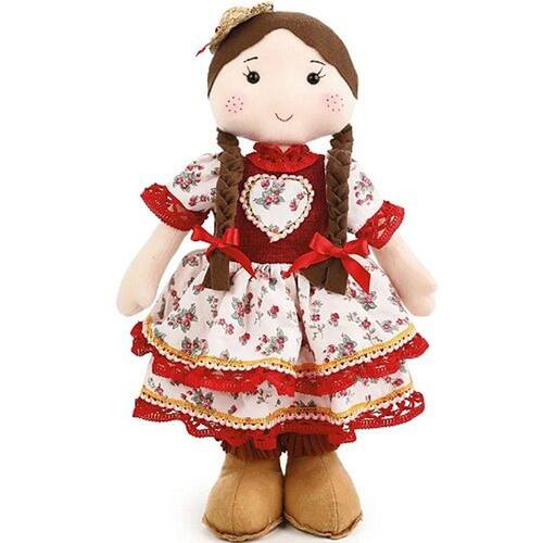 Boneca Caipirinha Carminha 40cm – Decorativa para Festa Junina