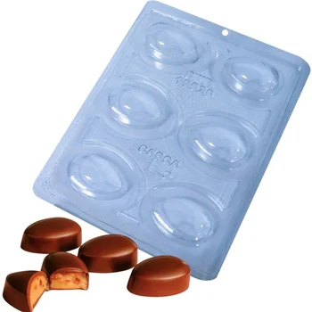 Forma Especial Bombom Ovo Liso 39g BWB com Silicone – 6 Cavidades