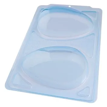 Forma de Silicone Ovo Liso Casca Fina 500g BWB – Forma para Chocolate com 3 Partes
