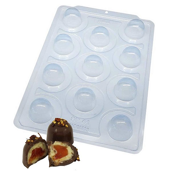 Forma de Acetato Especial Semiprofissional Trufa Pequena – BWB (3 Partes)