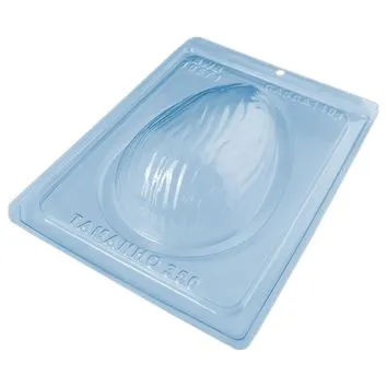 Forma Ovo Riscado 350g – BWB | Forma Especial 3 Partes com Silicone