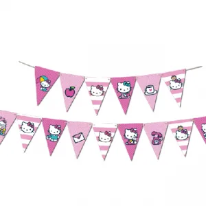 Faixa Decorativa Hello Kitty 2,40m – Papel Cartão