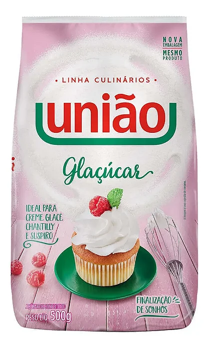 Açúcar Refinado de Confeiteiro Glaçúcar 500g – União