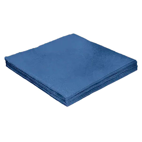 Guardanapos De Papel Folha Dupla Azul 32x32cm - 20 Unidades