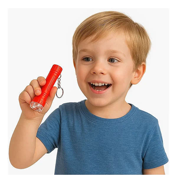 Lanterna LED Chaveiro Lembrancinha – Cores Variadas