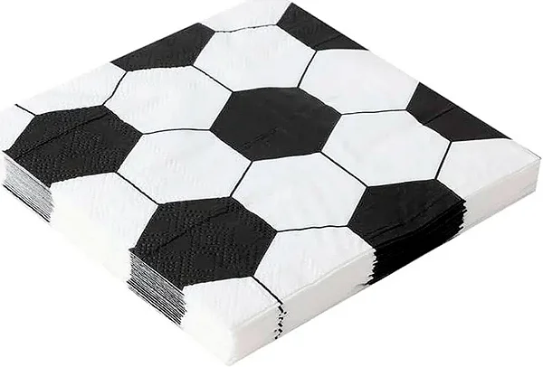 Guardanapo de Papel Bola de Futebol Estampado – Folha Dupla Decoupage