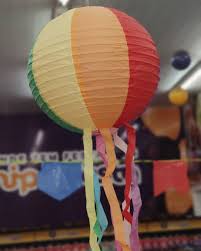 Lanterna Japonêsa Colorida 25cm