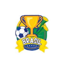 Painel Em EVA Taça Brasil 52x49cm