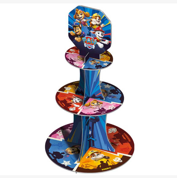 Suporte Para Doces Patrulha Canina Core 44x29cm – Decoração de Festa Infantil