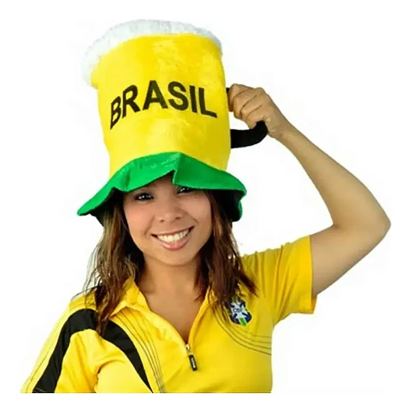 Chapéu Caneca Chopp Brasil Caneca de Chopp