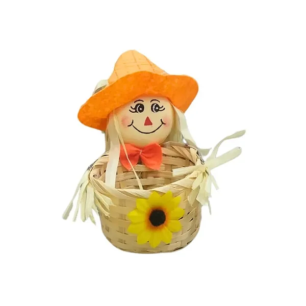 Enfeite Junino Cesta 18cm – Decoração Temática para Festa Junina