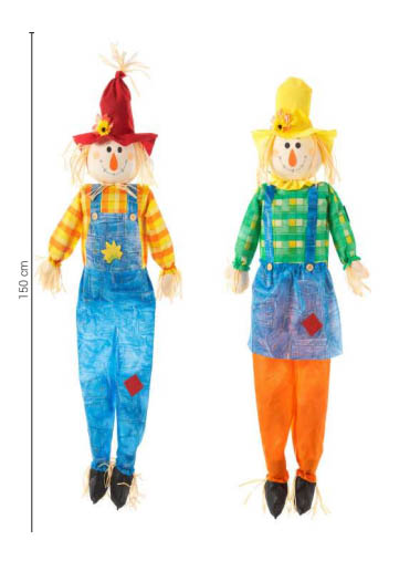 Enfeite Junino Espantalho Grande 150cm – Decorativo Sortido para Festa Junina (1 Unidade)