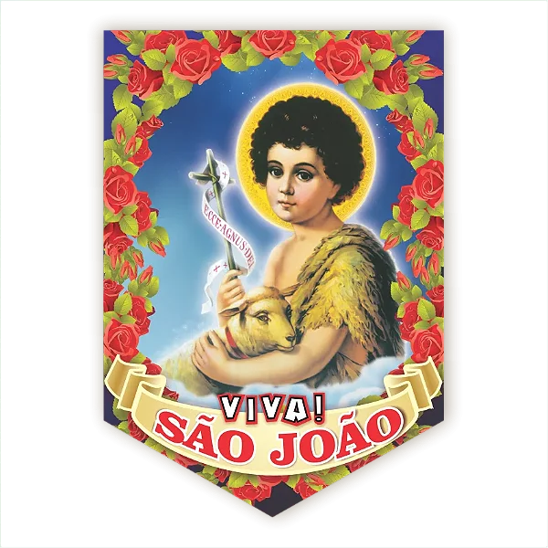 Bandeirão São João em Papel 65x50cm – Decoração Festa Junina