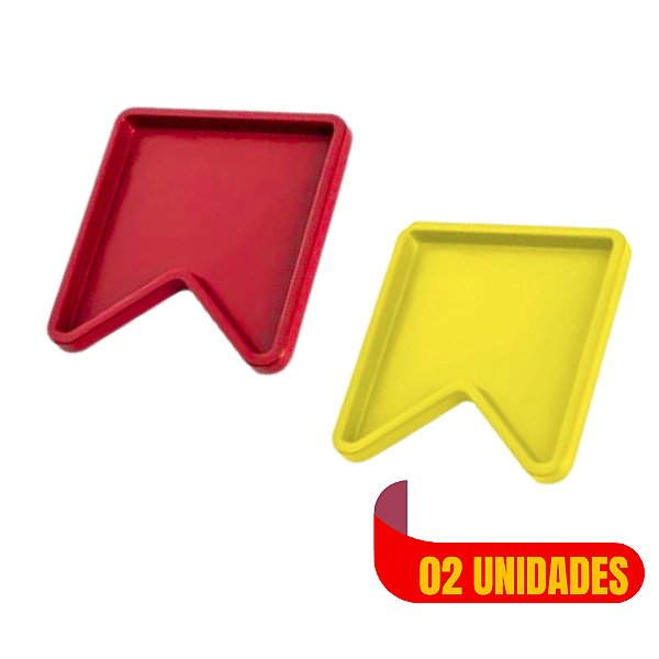 Bandeja Bandeirinha 25cm Festa Junina – Decorativa para Doces - 2 Unidades Sortidos